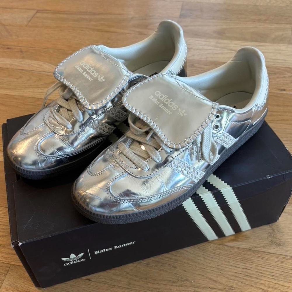 Authentic Wales Bonner Adidas Silver Sambas